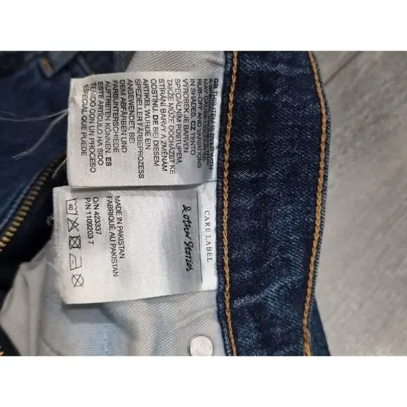 & other stories Wide Leg high waist Jeans preppy Y2K Medium Blue 29/28 A004542 - Picture 9 of 11